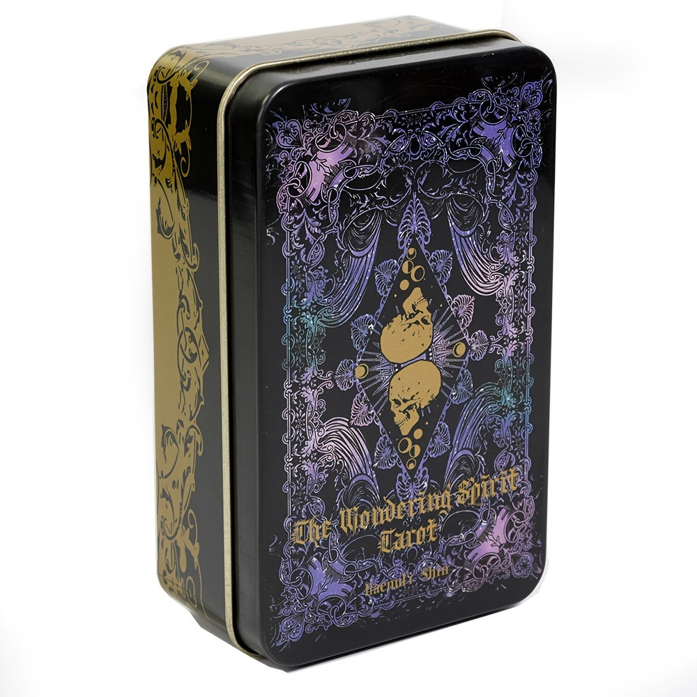 Wandering Spirit Tarot – 78 kort i lyxutgåva med förvaringsask i plåt