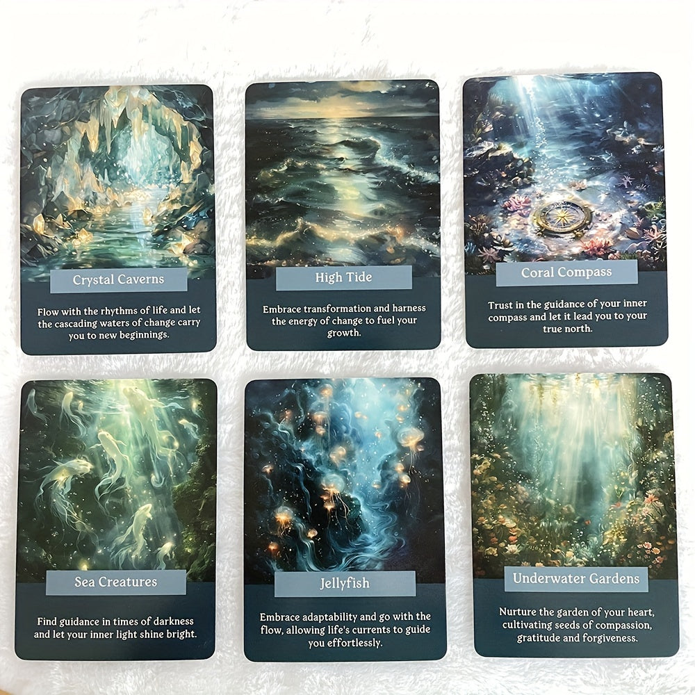 Ocean of Wisdom Oracle Cards – tarotkort med havets djupa visdom som inspiration