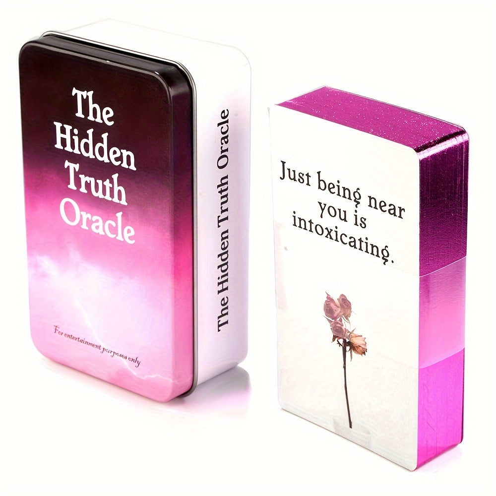 The Truth Oracle – Ärliga budskap för relationer i utmaning | 54 kort i metallask
