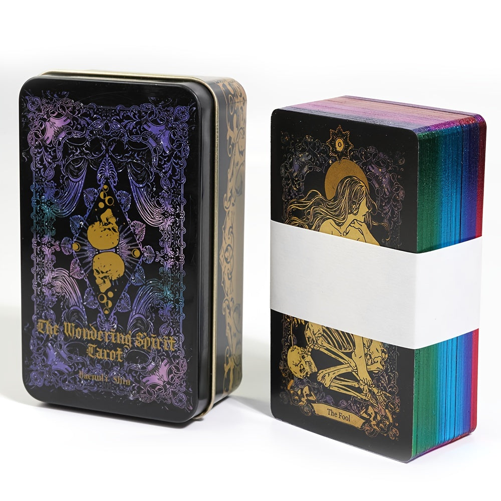 Wandering Spirit Tarot – 78 kort i lyxutgåva med förvaringsask i plåt