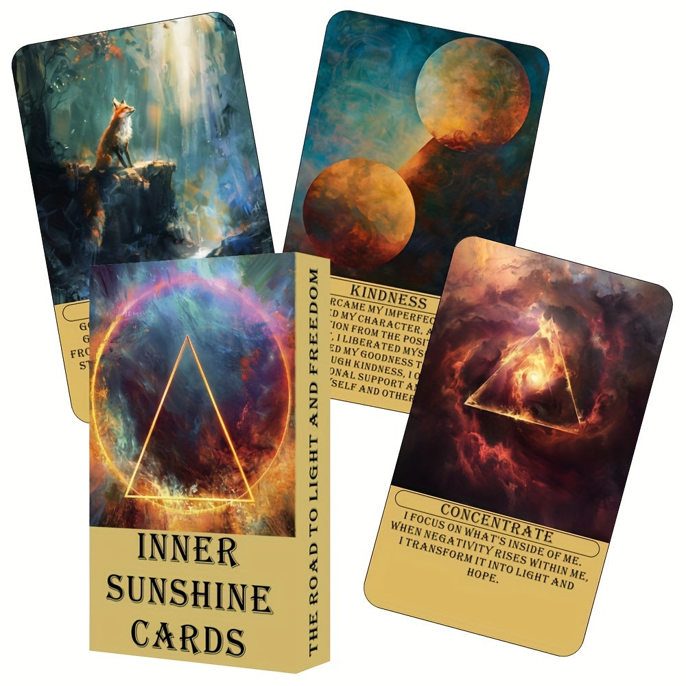 Inner Sunshine Oracle Cards – för kärlek, klarhet och inre ljus | 12 x 7 cm