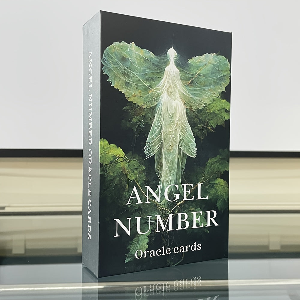 Angel Number Oracle Cards – Andlig vägledning från änglarna | 12 x 7 cm