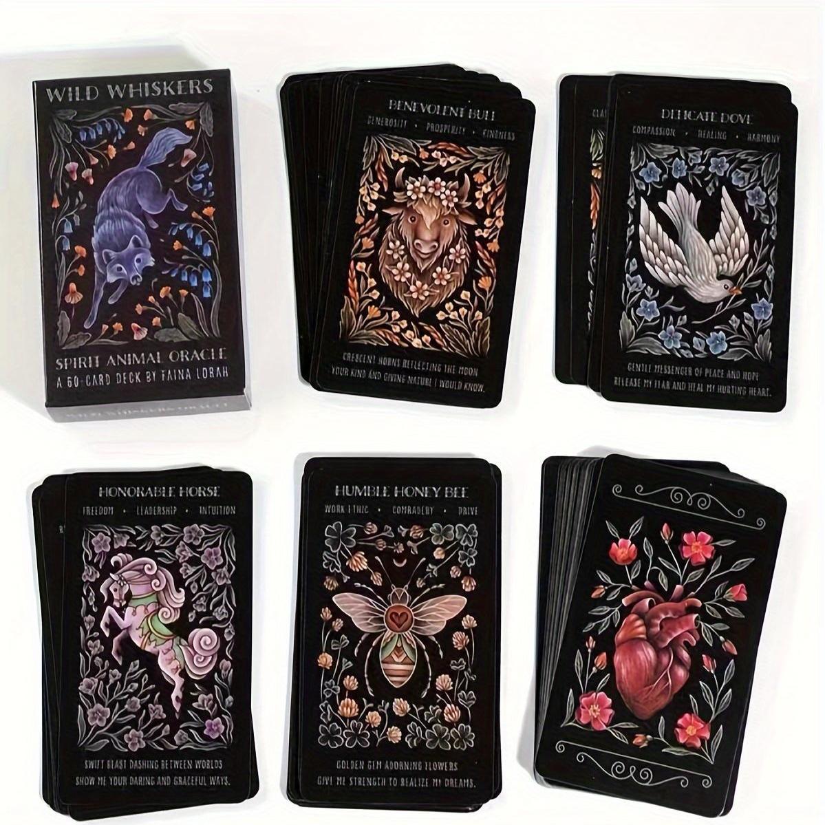 Wild Whiskers Spirit Animal Tarot – Liten och kraftfull tarotlek att ta med överallt