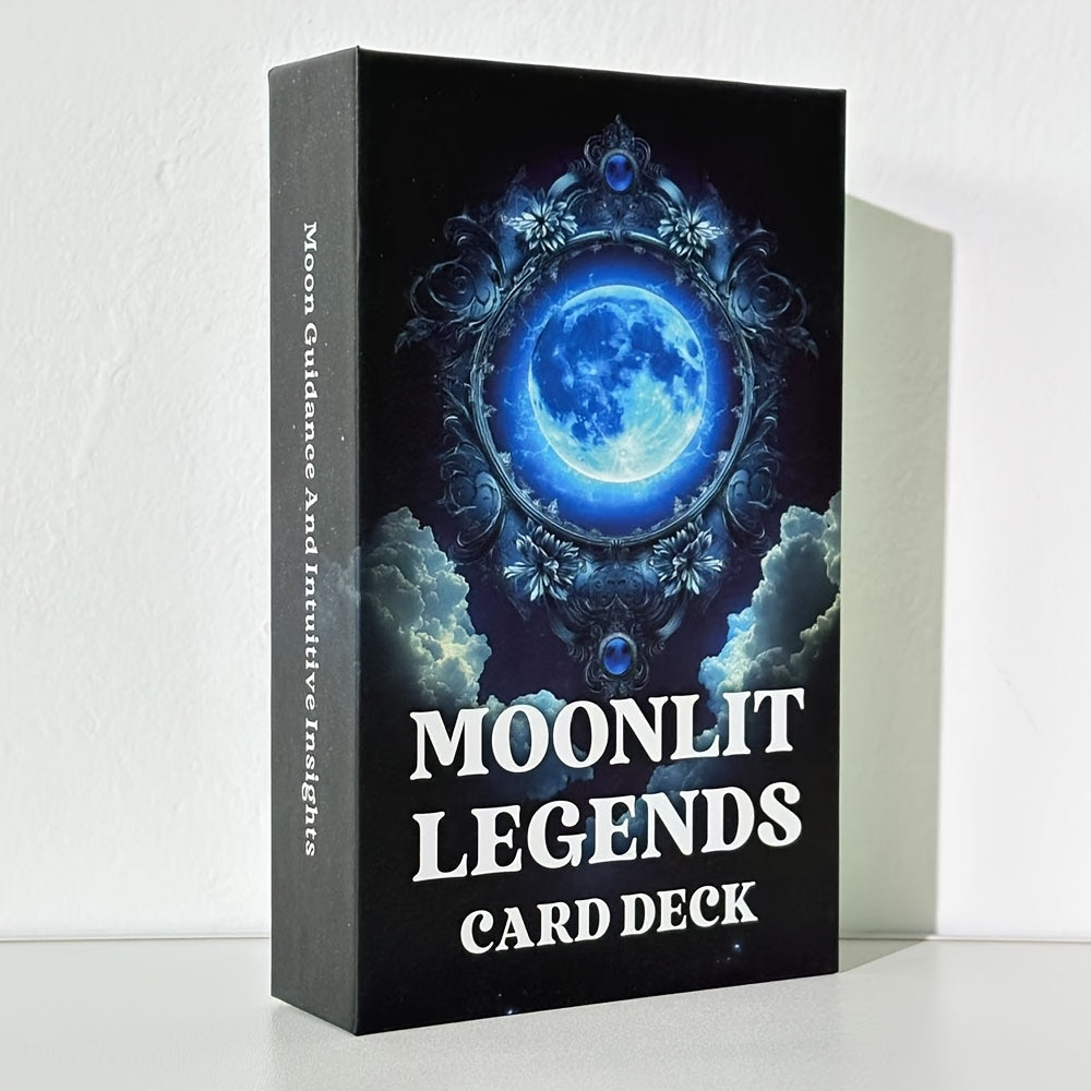 Moonlit Legends Oracle – visdom från månens faser | 12 x 7 cm