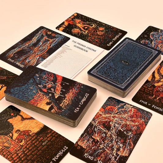 Prisma Visions Tarot – 78 konstnärliga kort för intuitiv läsning