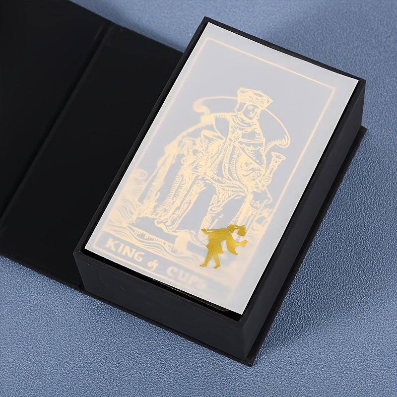Rider-Waite Tarot – Klassisk tarotlek i modern svart och guld tappning