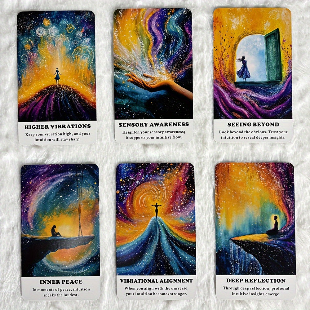Intuitive Oracle Deck – Orakelkort inre visdom och personlig utveckling | 12 x 7 cm