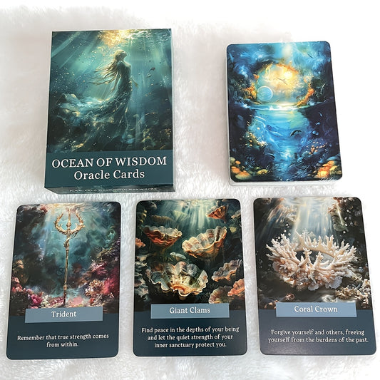 Ocean of Wisdom Oracle Cards – tarotkort med havets djupa visdom som inspiration