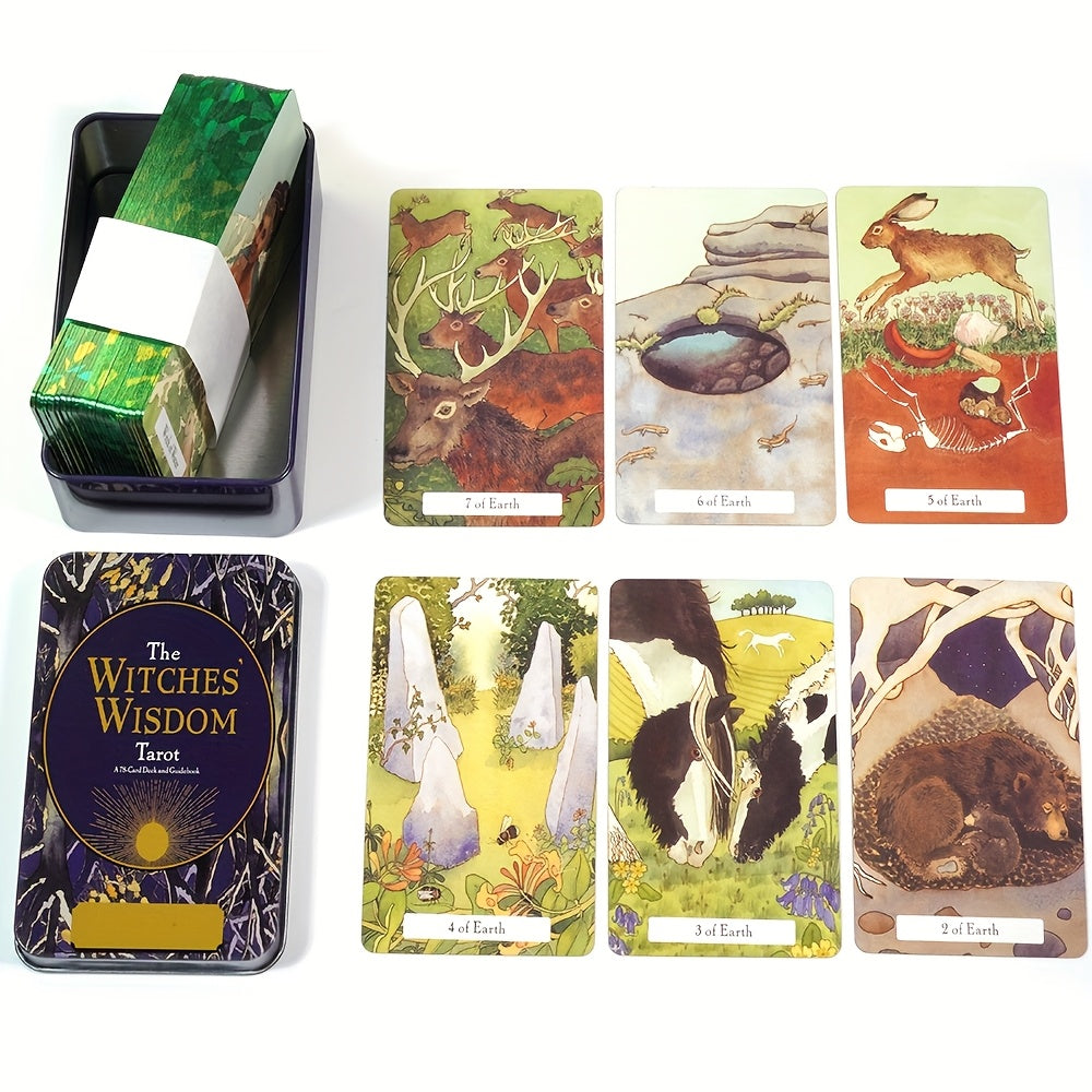 The Witches' Wisdom Tarot –  en djupdykning i häxans uråldriga visdom| 11 x 7 cm
