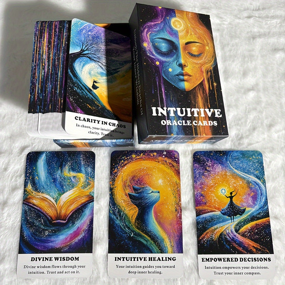 Intuitive Oracle Deck – Orakelkort inre visdom och personlig utveckling | 12 x 7 cm