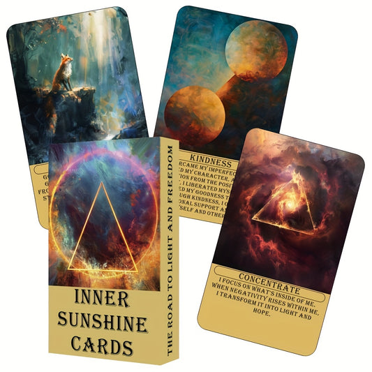 Inner Sunshine Oracle Cards – för kärlek, klarhet och inre ljus | 12 x 7 cm