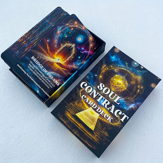 Soul Contract Oracle Cards –  med andliga budskap och själslig vägledning | 12 x 7 cm