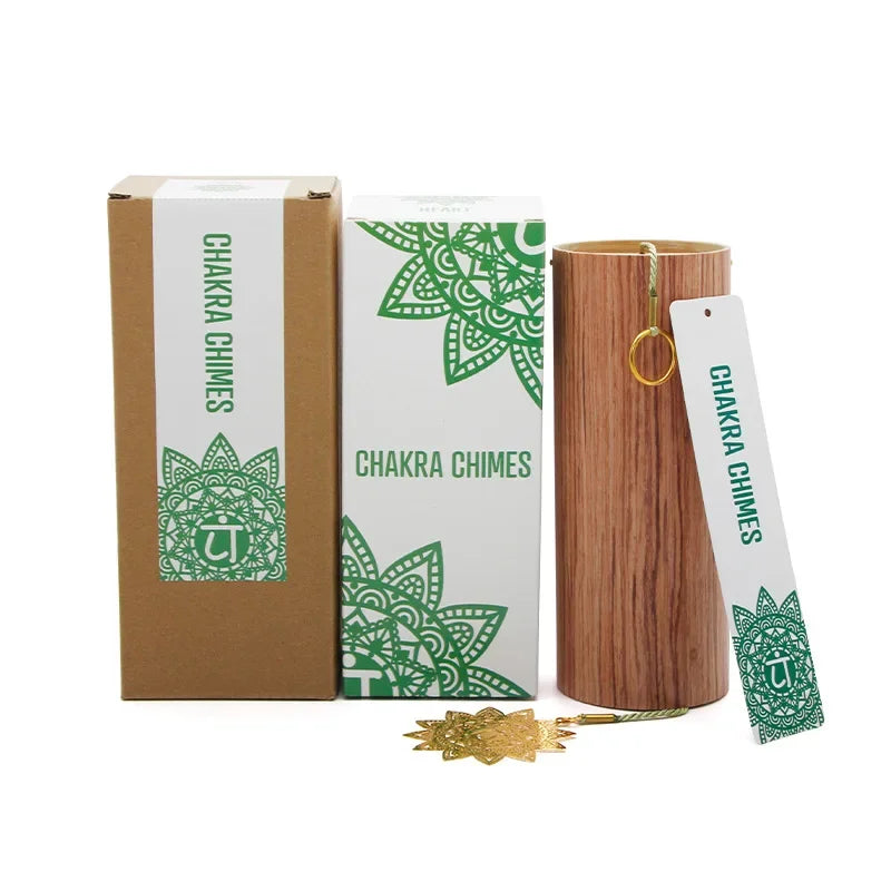 Chakra wind chimes for sound healing, meditation and yoga