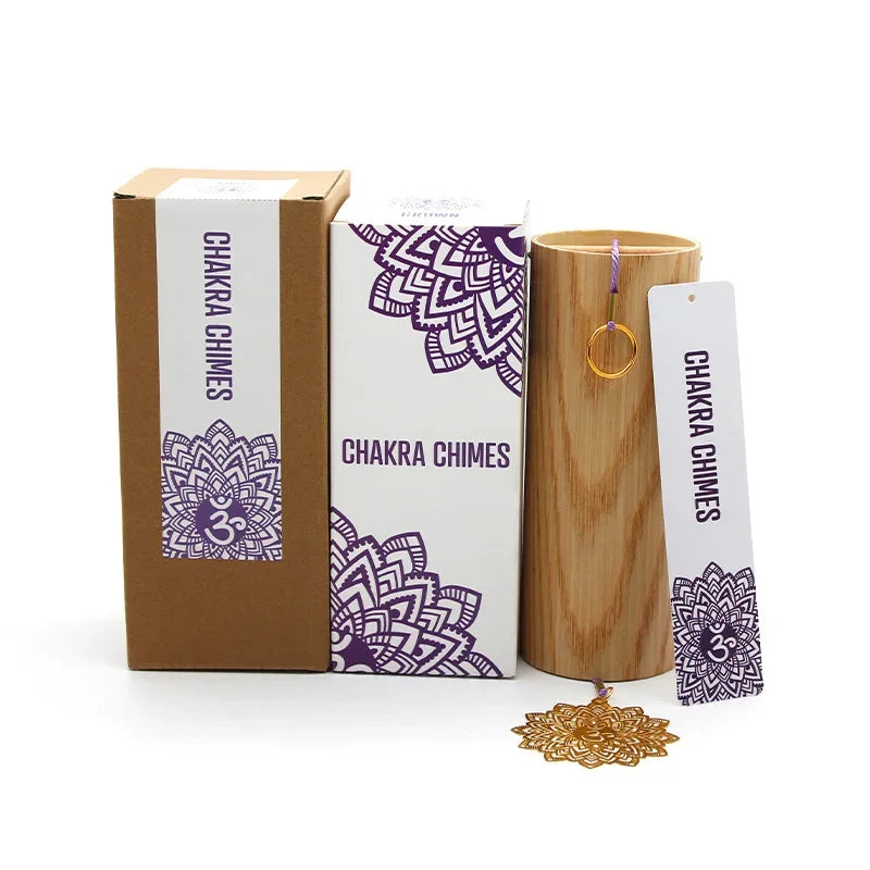 Chakra wind chimes for sound healing, meditation and yoga