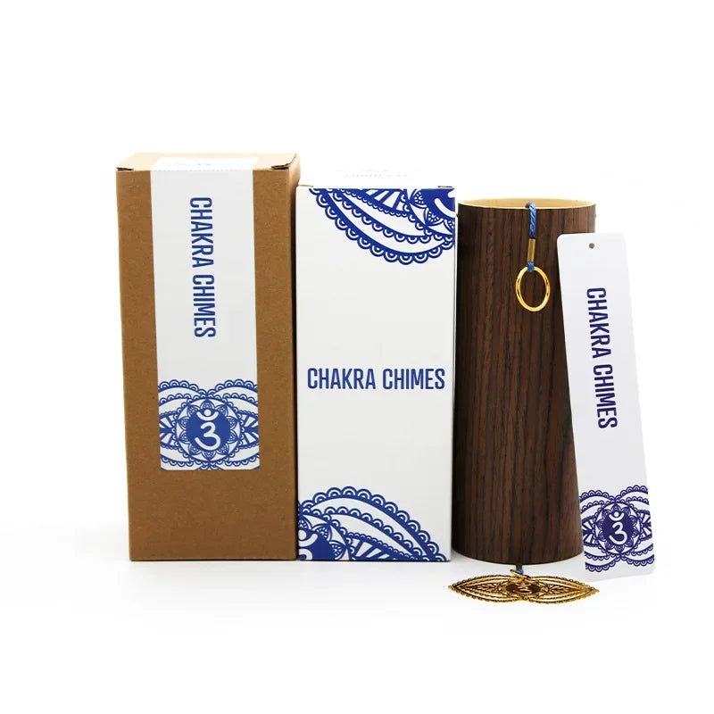 Chakra wind chimes for sound healing, meditation and yoga