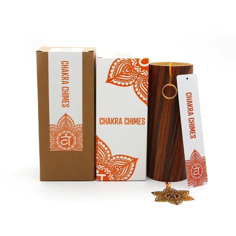 Chakra wind chimes for sound healing, meditation and yoga