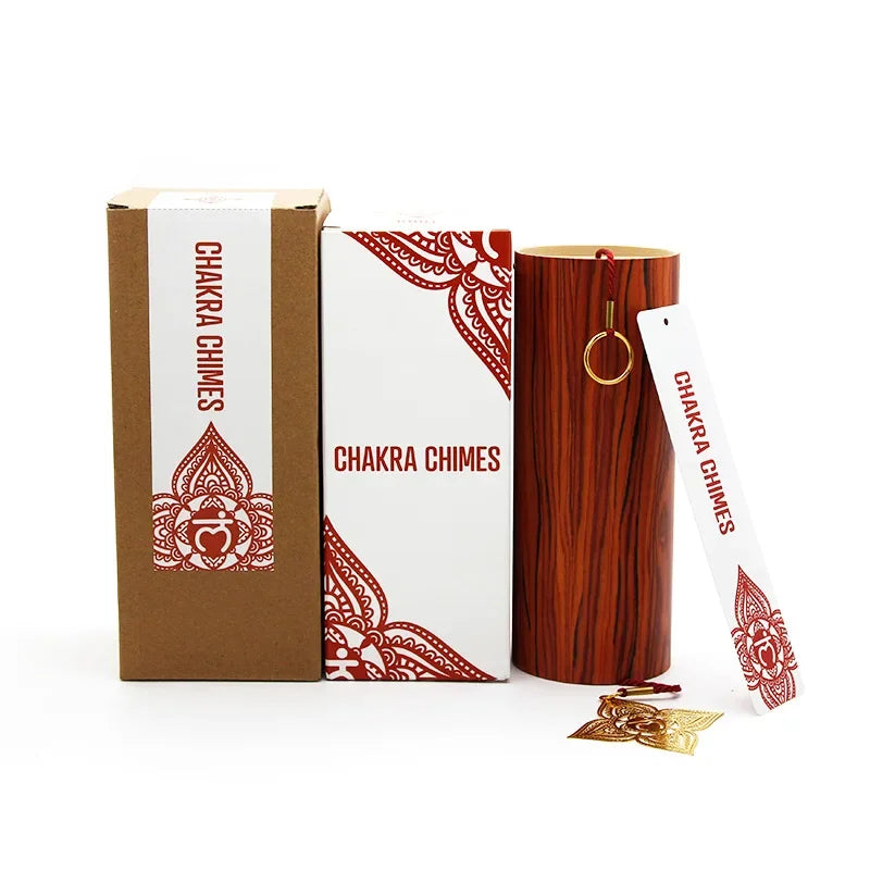 Chakra wind chimes for sound healing, meditation and yoga