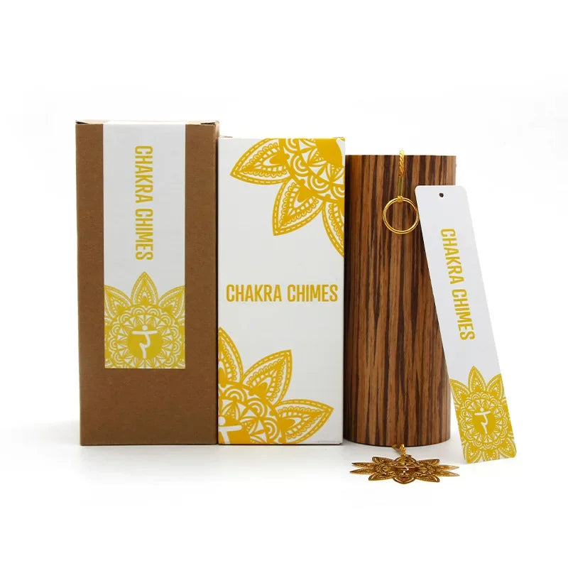 Chakra wind chimes for sound healing, meditation and yoga