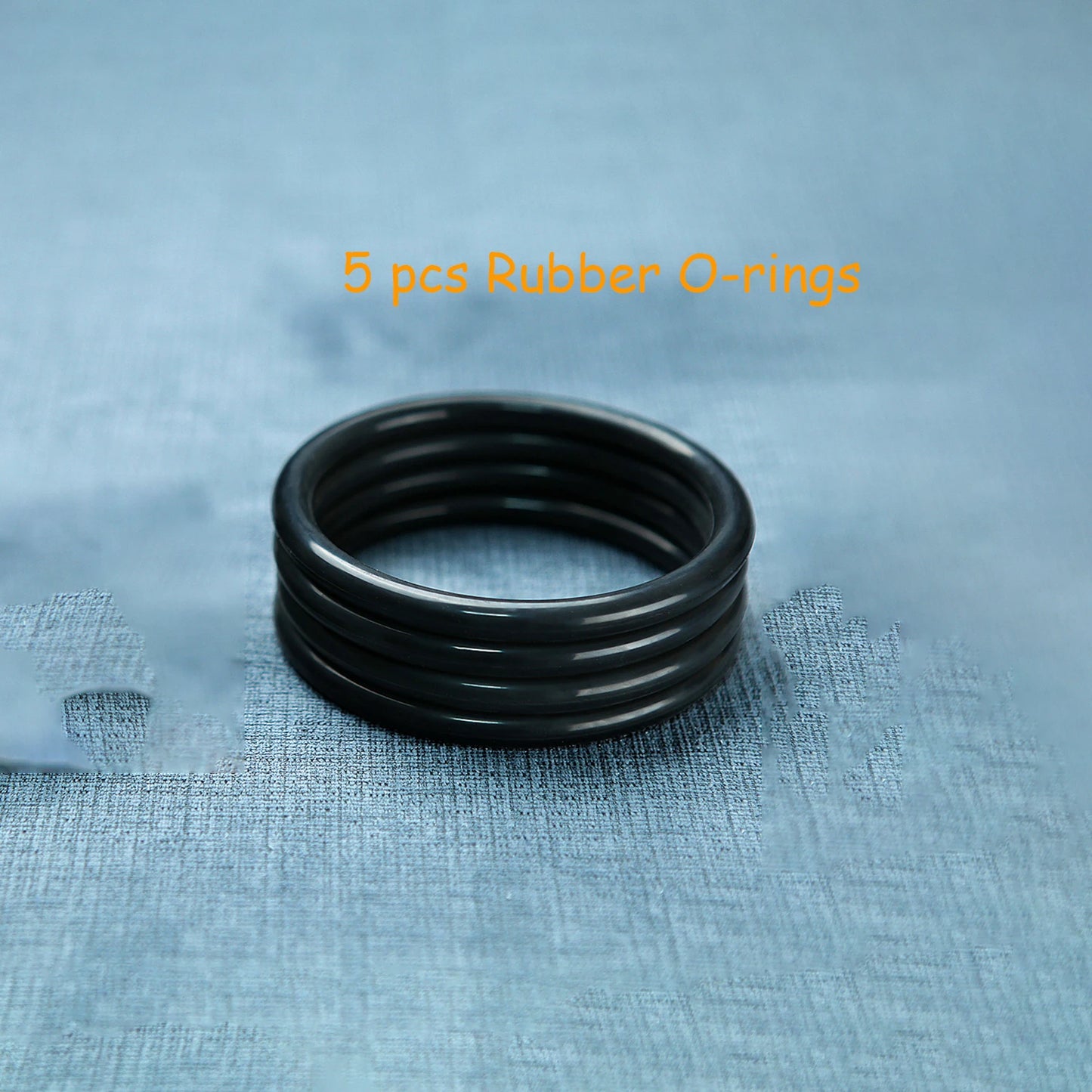 Rubber holders and rods for crystal singing bowls