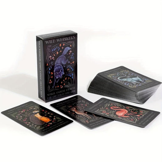 Wild Whiskers Spirit Animal Tarot – Liten och kraftfull tarotlek att ta med överallt
