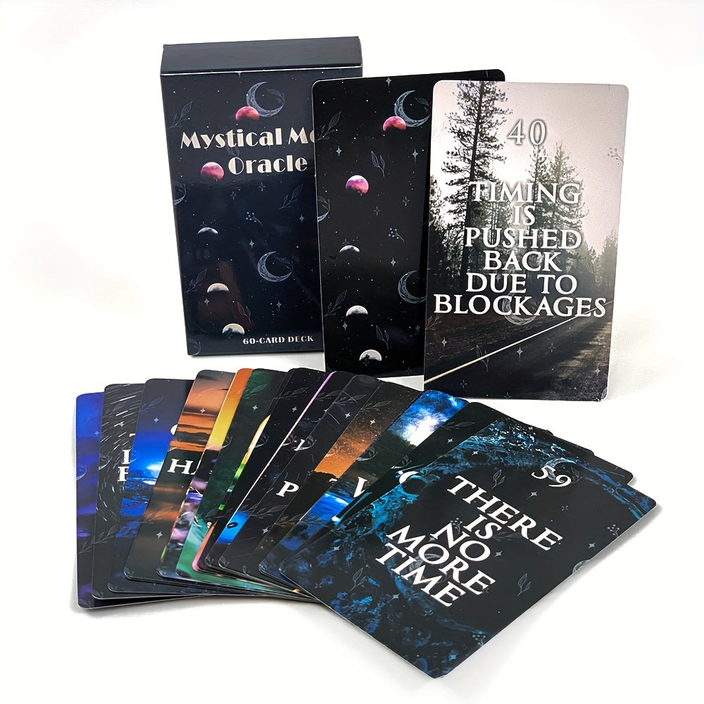Mysterious Moon Tarot – Orakelkort med månens mystik och stjärnornas visdom | 10 x 6,2 cm