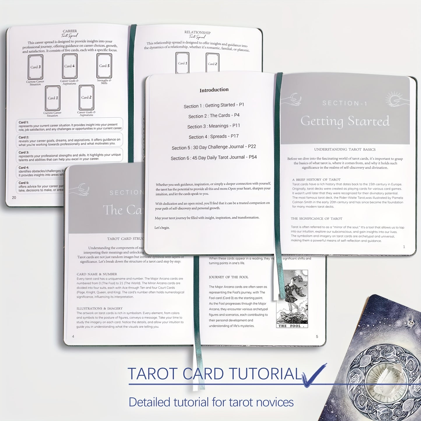 Tarotjournal för nybörjare – 30-dagars guide för daglig tarotpraktik
