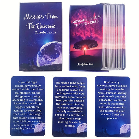 Messages from the Universe – 54 kort med vägledning från kosmos | 12 x 7 cm