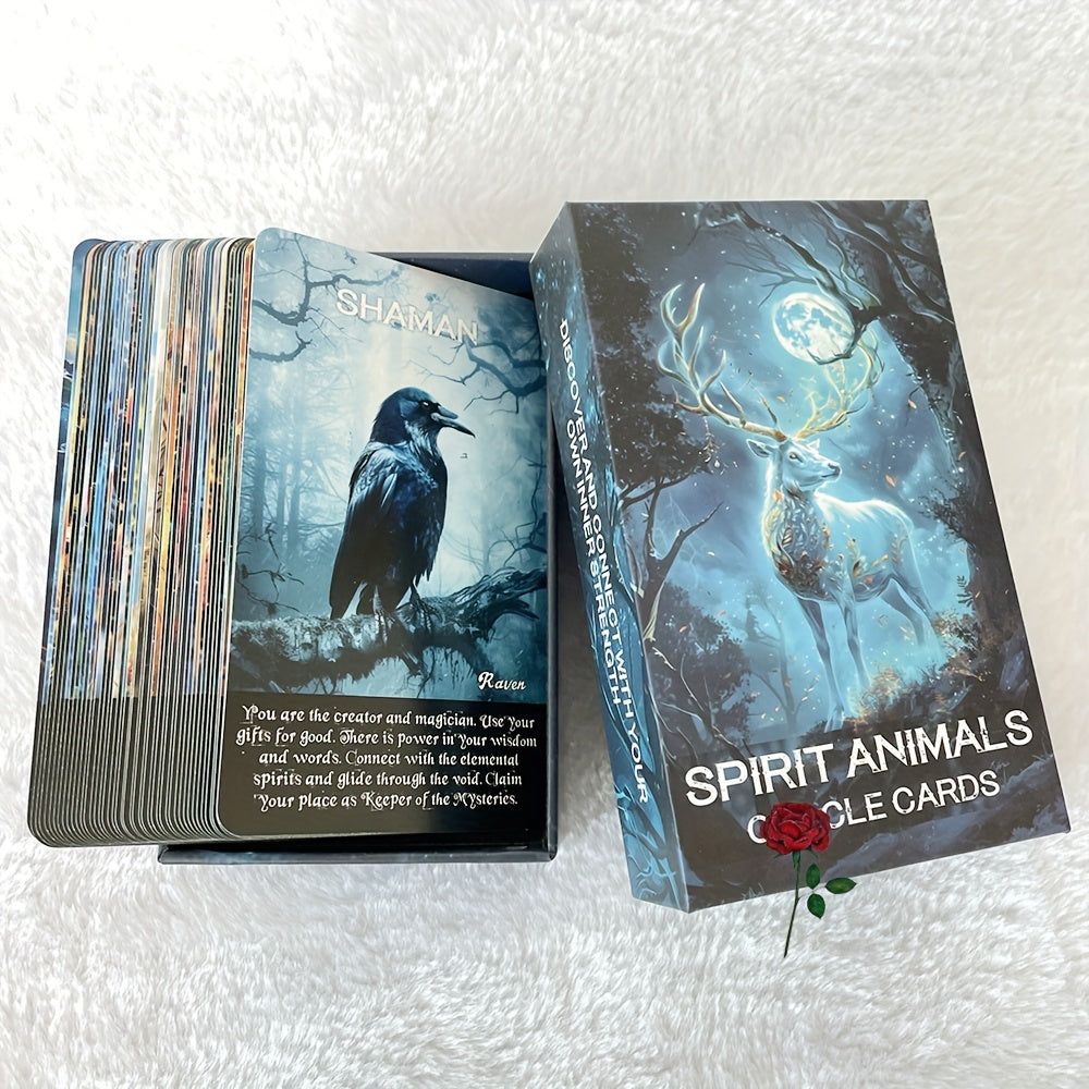 Spirit Animal Oracle Cards – en resa genom djurrikets visdom | 12 x 7 cm