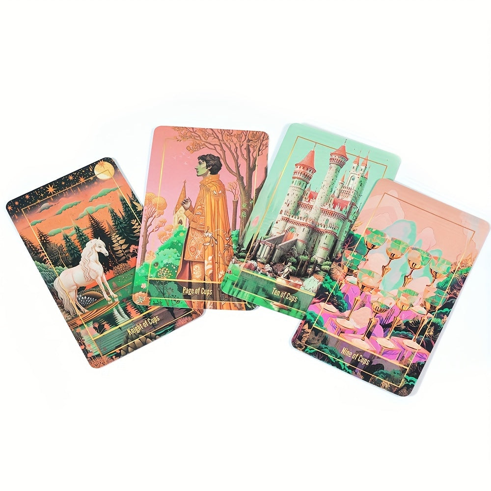 Celestial Carnival Tarot – en liten men färgsprakande tarotlek fylld av kosmisk energi