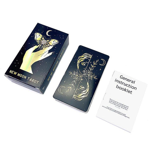 New Moon Tarot – 78 kort för spådom och inre utforskande | 11 x 6,4 cm